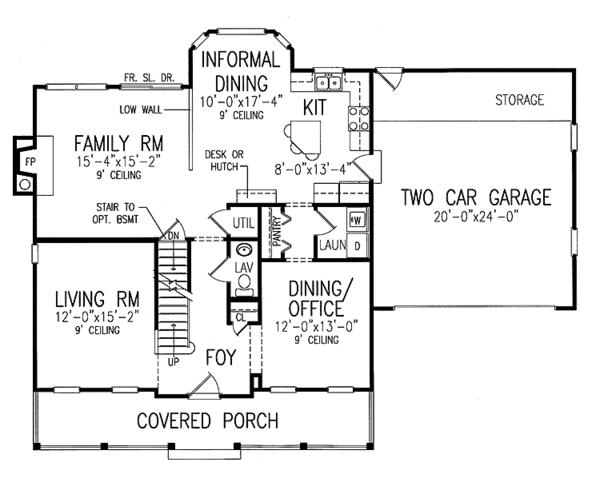 Home Plan - Victorian Floor Plan - Main Floor Plan #456-87