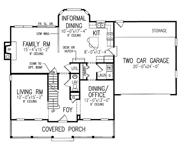 Dream House Plan - Victorian Floor Plan - Main Floor Plan #456-87