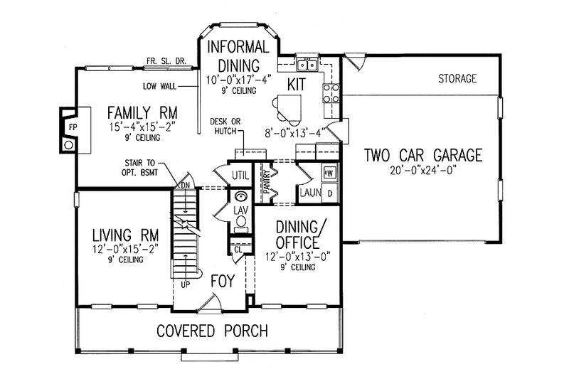 Home Plan - Floor Plan - Main Floor for Victorian House Plan #456-87 - 3 bed, 2.5 bath