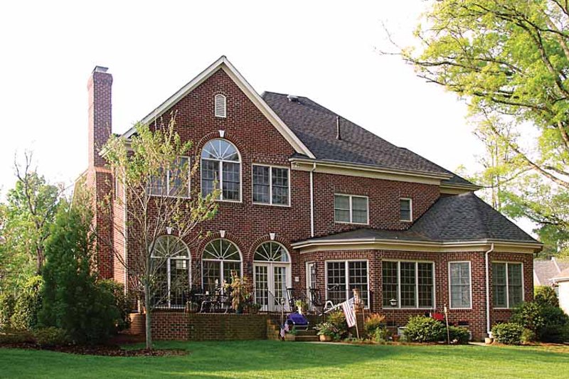 Architectural House Design - Exterior - Rear Elevation for Traditional House Plan #453-224 - 4 bed, 3.5 bath