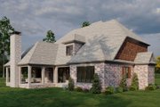 European Style House Plan - 4 Beds 3.5 Baths 4378 Sq/Ft Plan #17-3328 