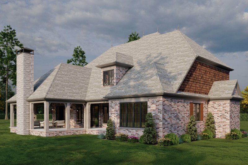 Architectural House Design - Exterior - Other Elevation for European House Plan #17-3328 - 4 bed, 3.5 bath