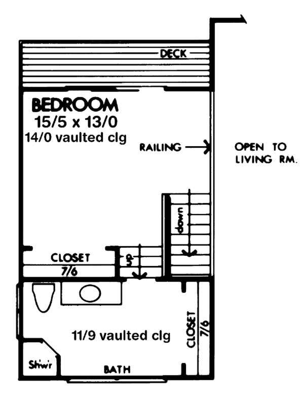 Home Plan - Prairie Floor Plan - Upper Floor Plan #320-1226