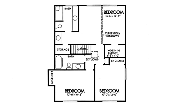 Dream House Plan - Prairie Floor Plan - Upper Floor Plan #320-1332