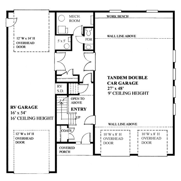 Traditional Floor Plan - Main Floor Plan #118-178
