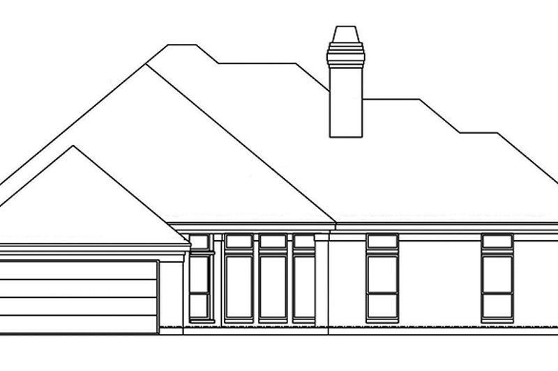 Home Plan - Exterior - Rear Elevation for Country House Plan #946-8 - 4 bed, 2.5 bath