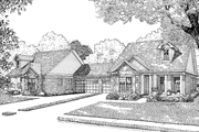 Country Style House Plan - 6 Beds 4 Baths 2558 Sq/Ft Plan #17-2782 