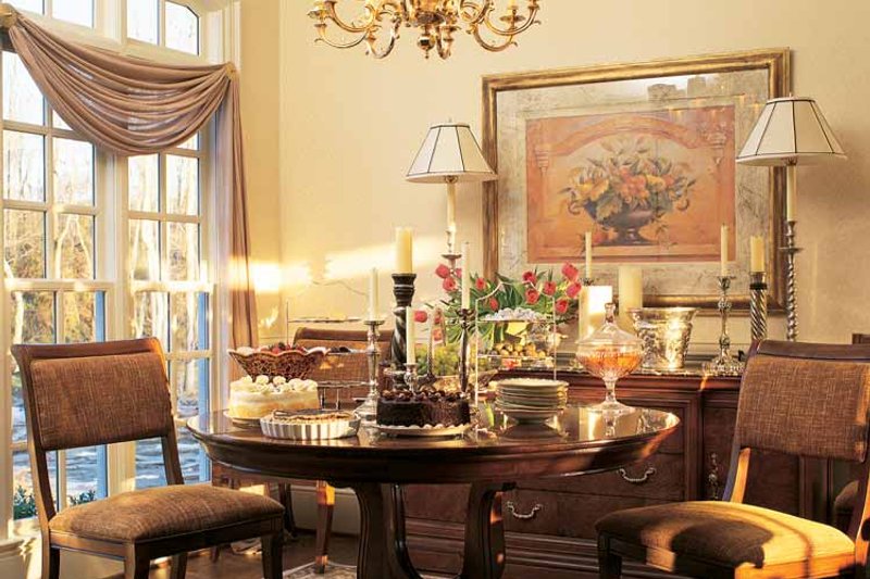 Architectural House Design - Interior - Dining Room for Country House Plan #429-299 - 3 bed, 2.5 bath