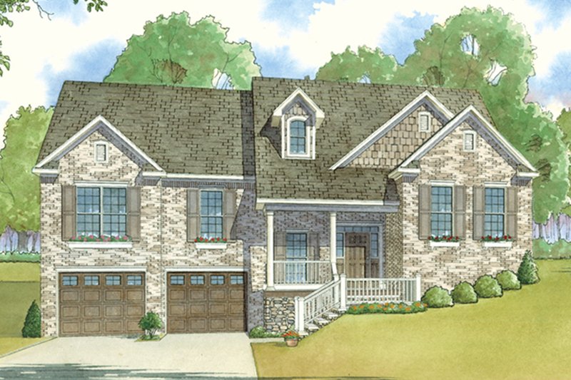 Dream House Plan - Traditional Exterior - Front Elevation Plan #17-3410