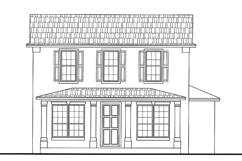 Dream House Plan - Classical Exterior - Front Elevation Plan #999-153