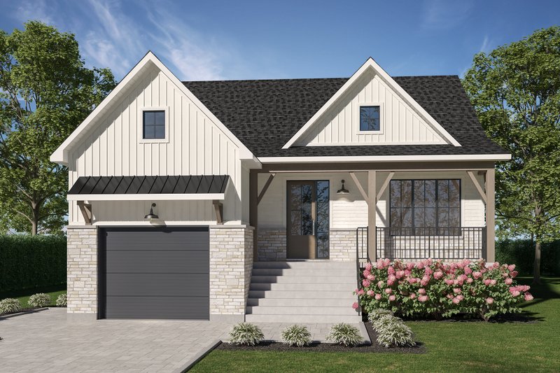 Dream House Plan - Bungalow Exterior - Front Elevation Plan #23-2798