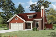 Cottage Style House Plan - 3 Beds 2 Baths 1153 Sq/Ft Plan #57-402 