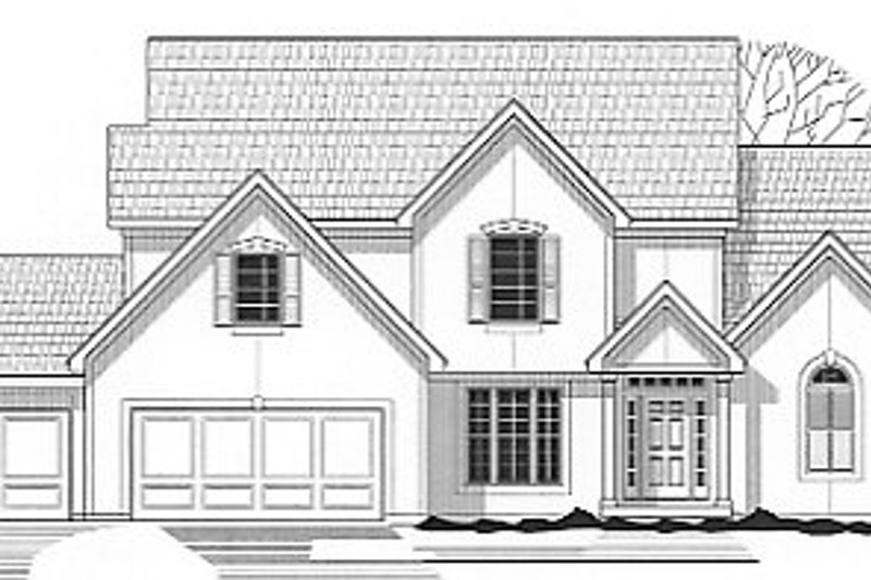 Traditional Style House Plan - 3 Beds 2.5 Baths 2609 Sq/Ft Plan #67-409