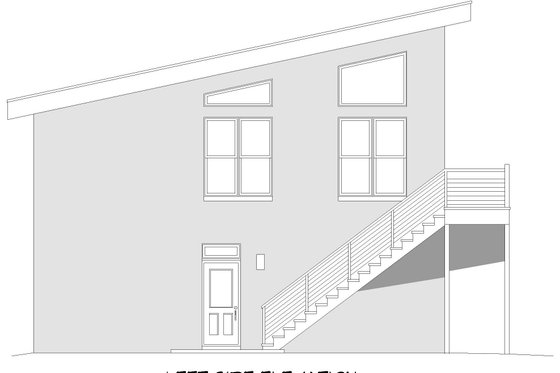 Exterior - Other Elevation for Contemporary House Plan #932-364 - 2 bed, 2 bath