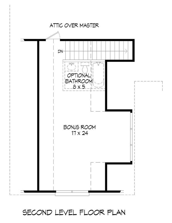 Architectural House Design - Modern Floor Plan - Upper Floor Plan #932-553