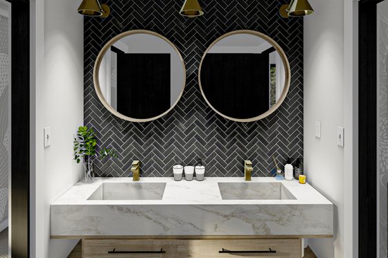 Interior - Bathroom 1 for Modern House Plan #455-284 - 4 bed, 3.5 bath