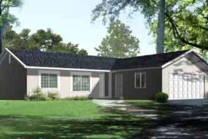 House Plan Design - Ranch Exterior - Front Elevation Plan #1-1264