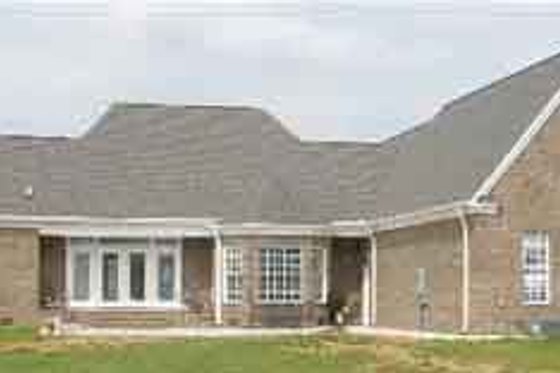 Exterior - Rear Elevation for Traditional House Plan #81-625 - 3 bed, 2.5 bath