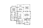 Contemporary Style House Plan - 3 Beds 4 Baths 4717 Sq/Ft Plan #124-1455 Floor 
