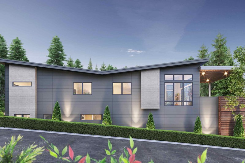 House Plan Design - Exterior - Other Elevation for Contemporary House Plan #1066-227 - 5 bed, 3.5 bath