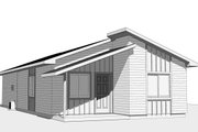 Modern Style House Plan - 2 Beds 2 Baths 834 Sq/Ft Plan #1099-8 