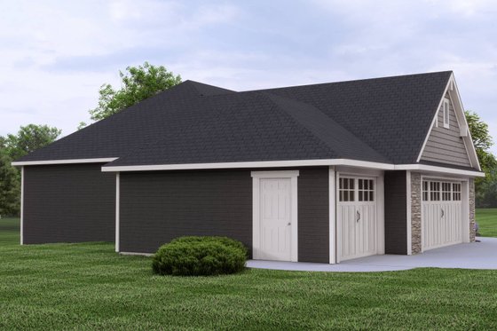 Exterior - Other Elevation for Ranch House Plan #1064-82 - 4 bed, 2.5 bath
