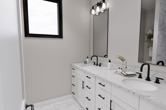 Interior - Master Bathroom for Modern House Plan #51-1308 - 2 bed, 2 bath