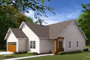 Exterior - Other Elevation for Traditional House Plan #513-10 - 3 bed, 2 bath