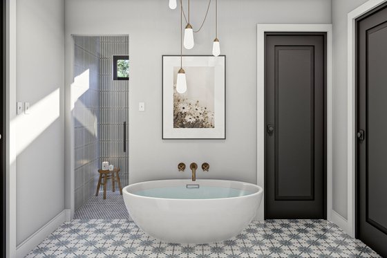 Interior - Master Bathroom for Modern House Plan #455-621 - 2 bed, 2 bath