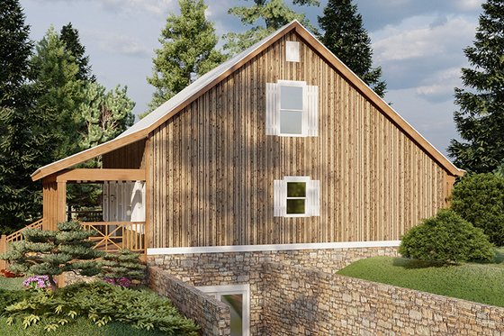 Exterior - Other Elevation 1 for Country House Plan #923-46 - 3 bed, 3.5 bath