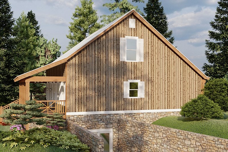 Architectural House Design - Exterior - Other Elevation 1 for Country House Plan #923-46 - 3 bed, 3.5 bath