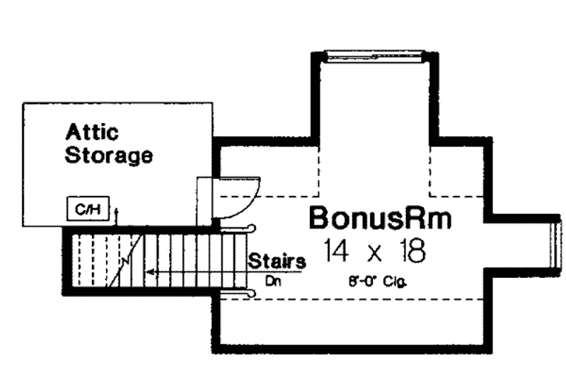Home Plan - Floor Plan - Other Floor for European House Plan #310-249 - 3 bed, 2.5 bath