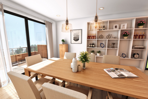 Interior - Dining Room for Contemporary House Plan #48-1019 - 4 bed, 3.5 bath