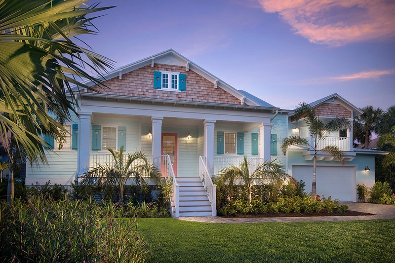 Home Plan - Exterior - Front Elevation 4 for Cottage House Plan #938-87 - 4 bed, 3 bath