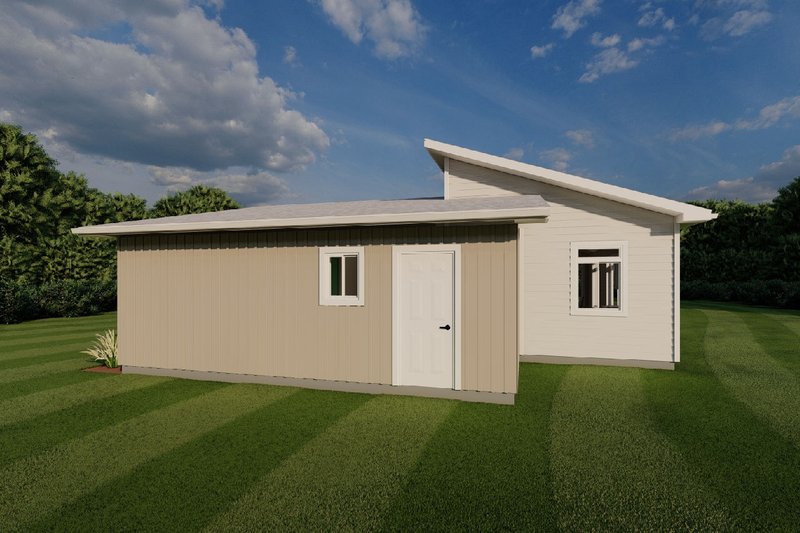 Architectural House Design - Exterior - Other Elevation 1 for Contemporary House Plan #126-249 - 2 bed, 2 bath