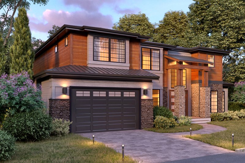 Dream House Plan - Exterior - Other Elevation for Contemporary House Plan #1066-45 - 5 bed, 4.5 bath