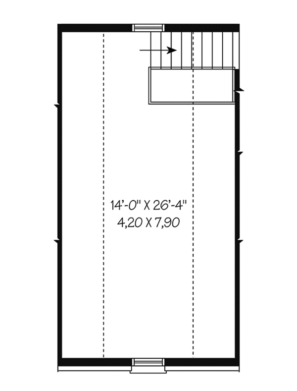 House Design - European Floor Plan - Upper Floor Plan #23-2474