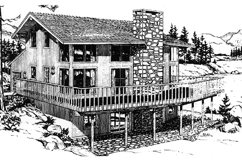 House Plan Design - Contemporary Exterior - Front Elevation Plan #320-1025
