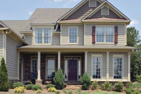 Exterior - Front Elevation 6 for Country House Plan #927-164 - 4 bed, 3 bath
