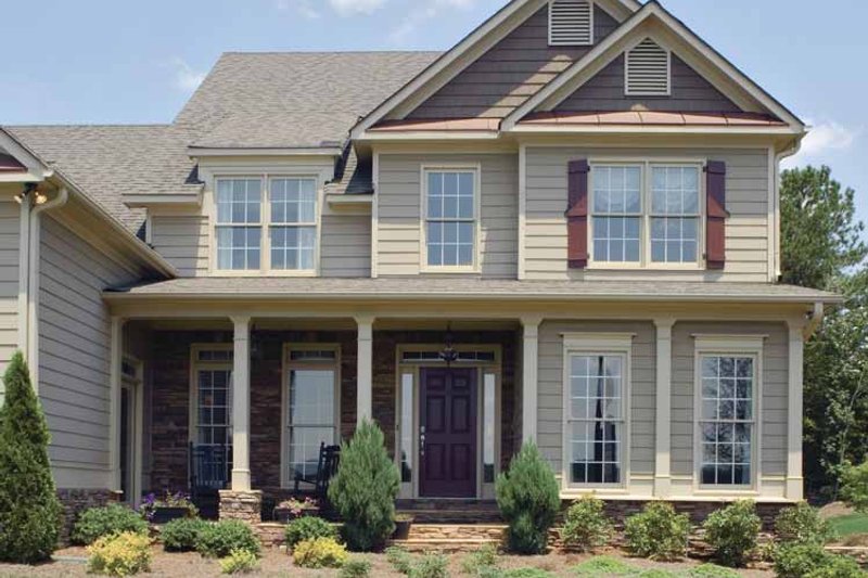 Home Plan - Exterior - Front Elevation 6 for Country House Plan #927-164 - 4 bed, 3 bath