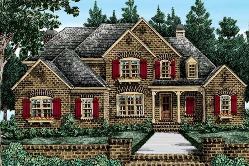 Home Plan - Country Exterior - Front Elevation Plan #927-375
