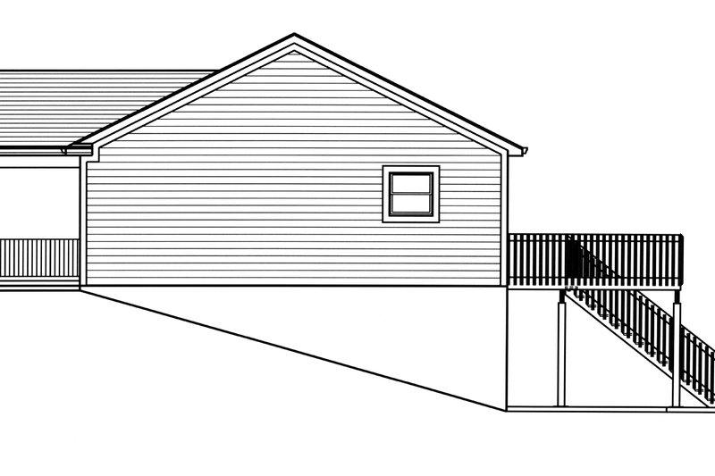 Home Plan - Exterior - Other Elevation for Cottage House Plan #46-906 - 2 bed, 1 bath