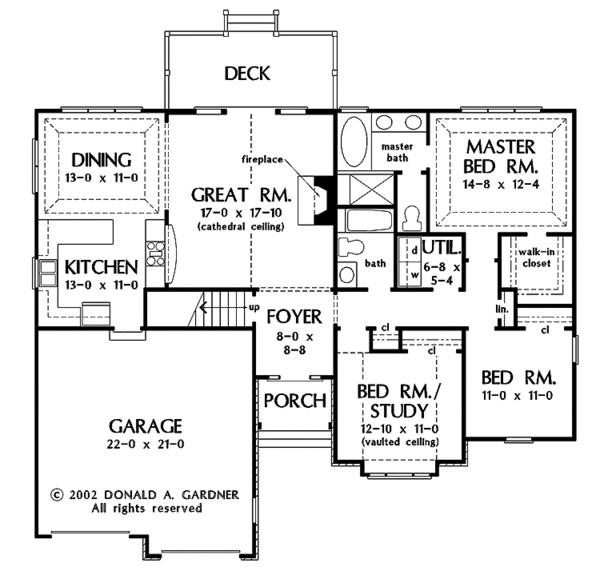 Dream House Plan - European Floor Plan - Main Floor Plan #929-681