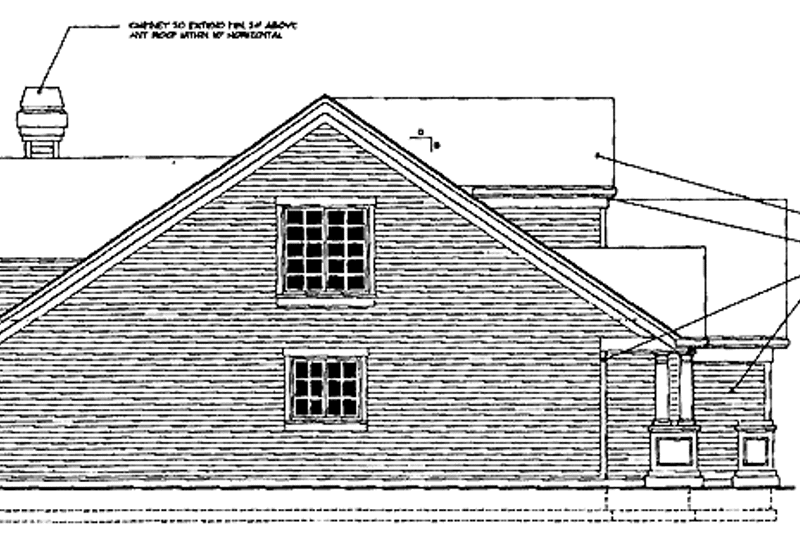 Home Plan - Exterior - Other Elevation for Bungalow House Plan #48-727 - 4 bed, 2.5 bath