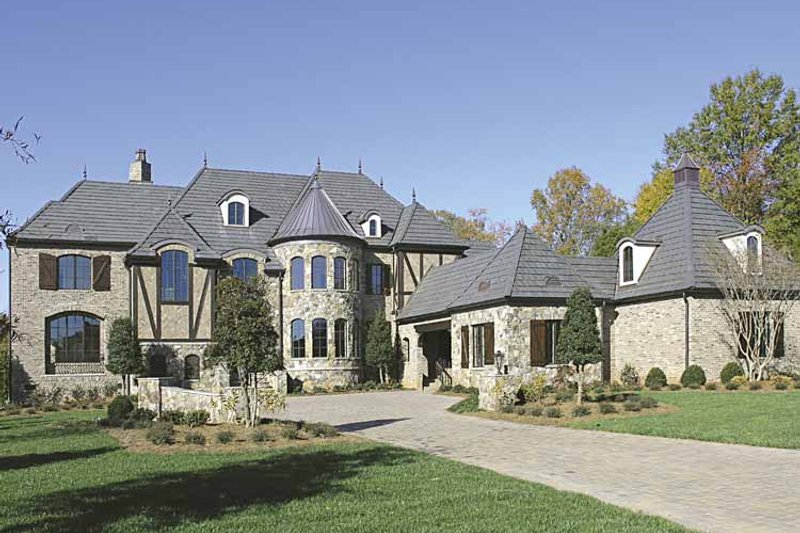 Dream House Plan - Exterior - Front Elevation 3 for European House Plan #453-596 - 6 bed, 6.5 bath
