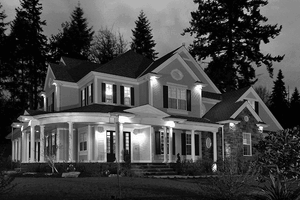 Exterior - Front Elevation 4 for Country House Plan #132-352 - 4 bed, 4.5 bath