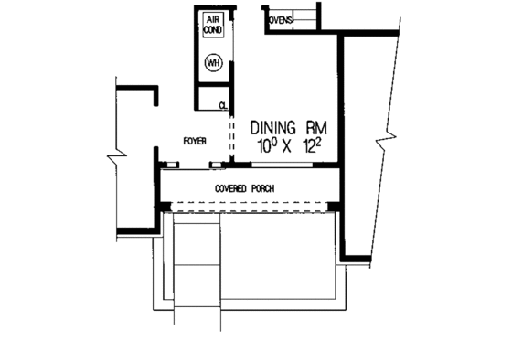 Floor Plan - Other Floor for Ranch House Plan #72-861 - 3 bed, 2 bath