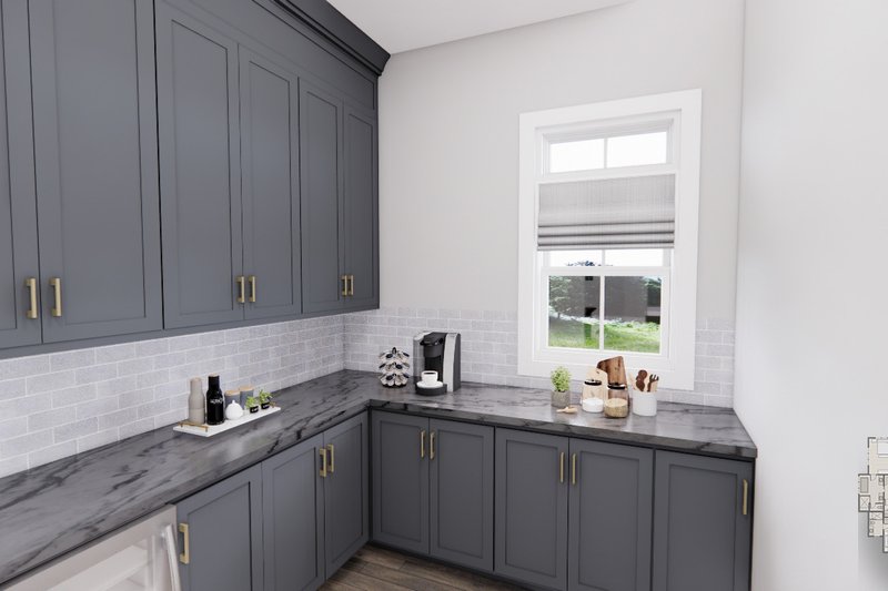 Architectural House Design - Interior - Kitchen for Farmhouse House Plan #51-1233 - 4 bed, 3.5 bath