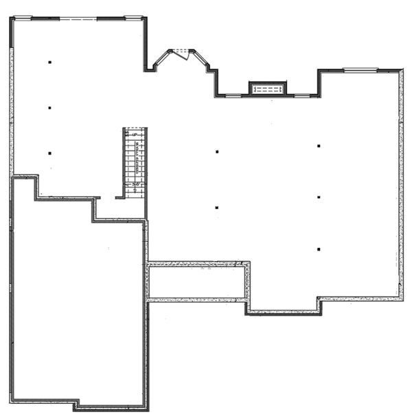 House Plan Design - Craftsman Floor Plan - Lower Floor Plan #56-685