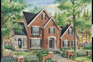 Traditional Exterior - Front Elevation Plan #25-4766